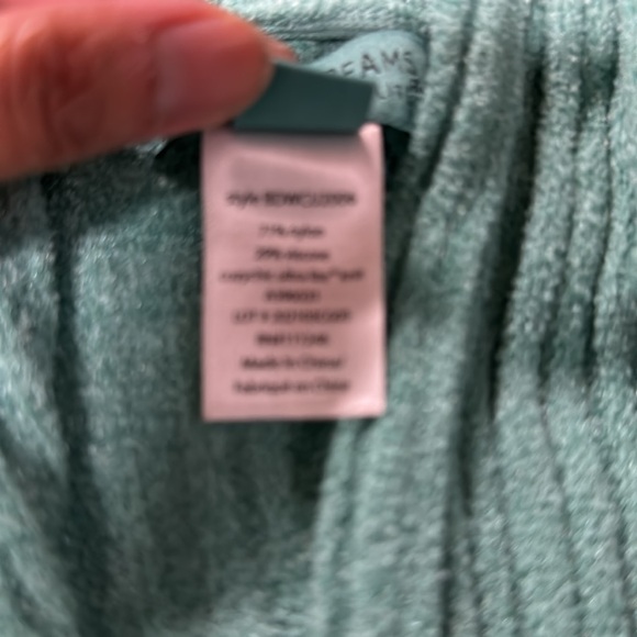 Barefoot dream green hoodie cardigan w/pockets M - Picture 3 of 4